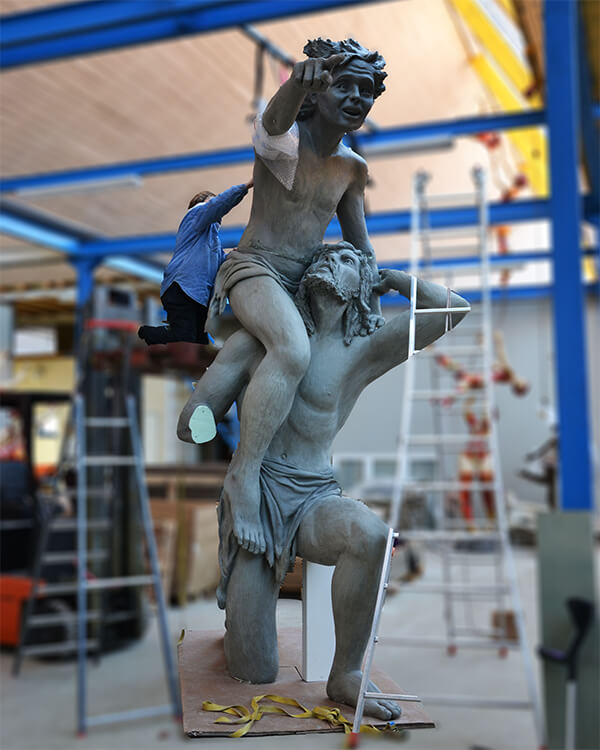 L'Espoir de Nella Buscot agrandissement AR-Sculpt étape 4-5